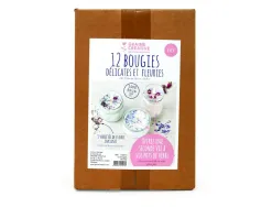 Kit bougies fleuries graine creative pour 12 eleves kit complet