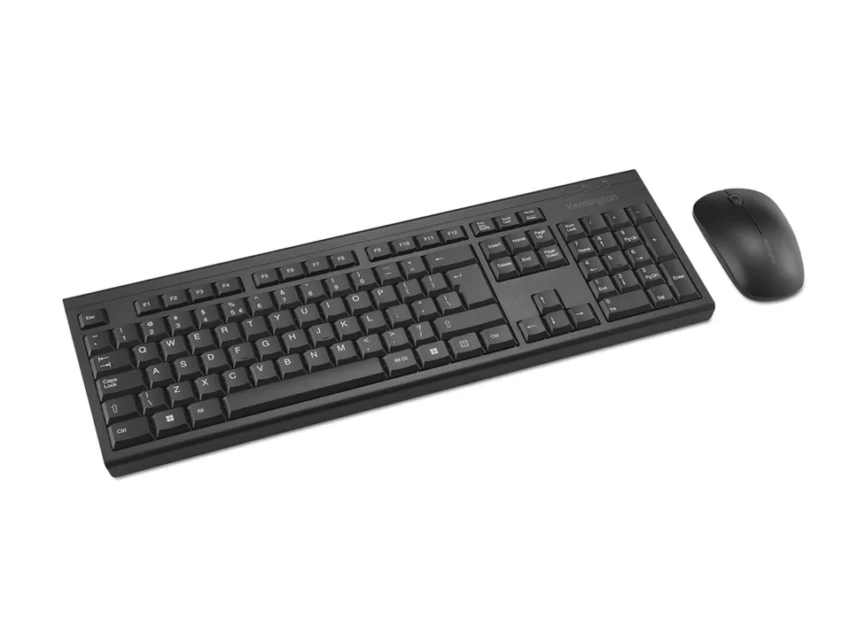 Kit clavier et souris kensington sans fil km150 eq azerty coloris noir