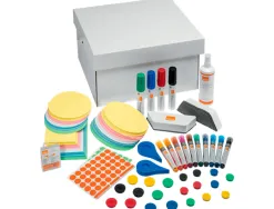 Kit d'accesoires tableau blanc esselte 10marqueurs 10aimants 32mm 2effaceurs 1spray nettoyage 2rubans
