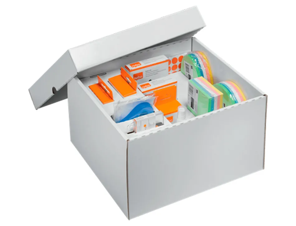 Kit d'accesoires tableau blanc esselte 10marqueurs 10aimants 32mm 2effaceurs 1spray nettoyage 2rubans
