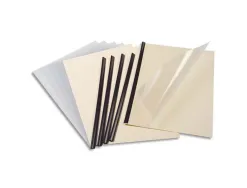 Kit de reliure manuelle exacompta pour 5 dossiers serodo coloris ivoire