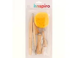 Kit du potier 8 outils pour modeler et donner forme a la p te et argile avec trousse de rangement
