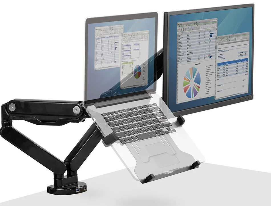 Kit fellowes complementaire porte pc coloris noir