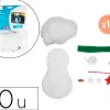 Kit feutrine sodertex bonhomme de neige bounty a fabriquer 2mm 120x70mm 10 sachets individuels coloris