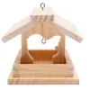 Kit mangeoire en bois + colle - 12 x 14,5 x 11,5 cm - 1 pc - 1 color