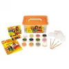 Kit maquillage jovi classpack 6 flacons 8ml coloris assortis 9 crayons 8 eponges 3 pinceaux + 1 guide