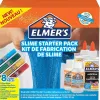 Kit starter elmers fabrication slime coloré 2 flacons de colle 5 glitters 2 liquides magiques