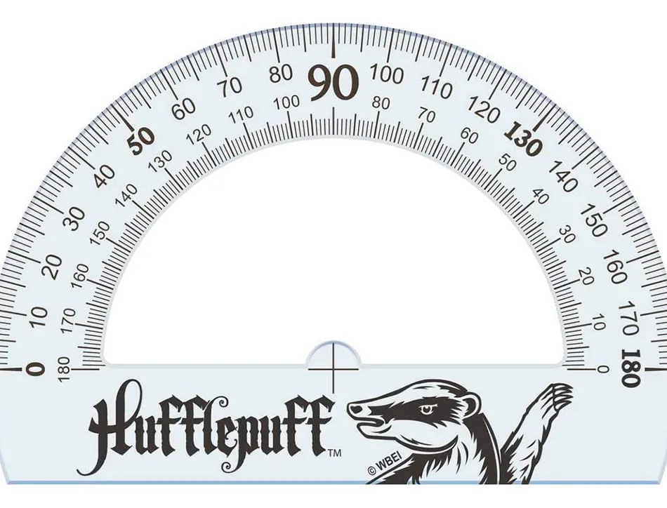 Kit tracage maped harry potter 4 pieces- 2 equerres + 1 regle + 1 rapporteur