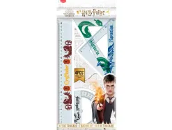 Kit tracage maped harry potter 4 pieces- 2 equerres + 1 regle + 1 rapporteur