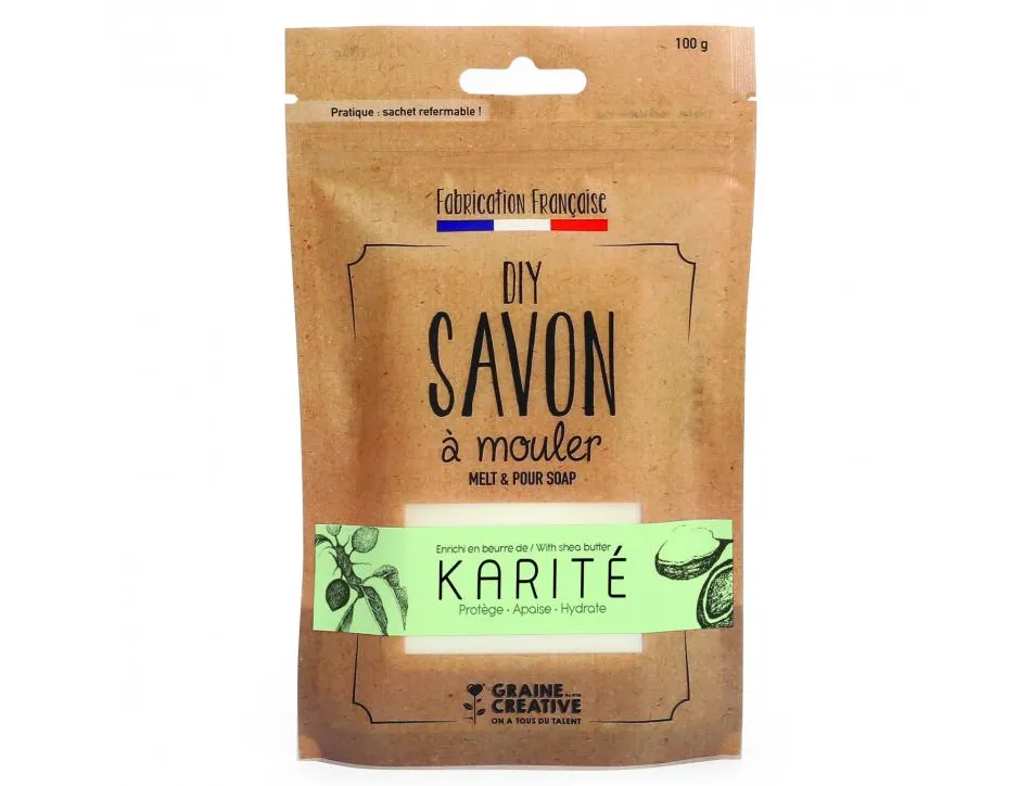 Kits savons bien etre graine creative karite 100g