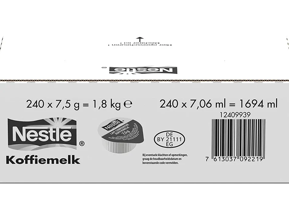 Lait concentre regilait 240 coupelles de 7,5g