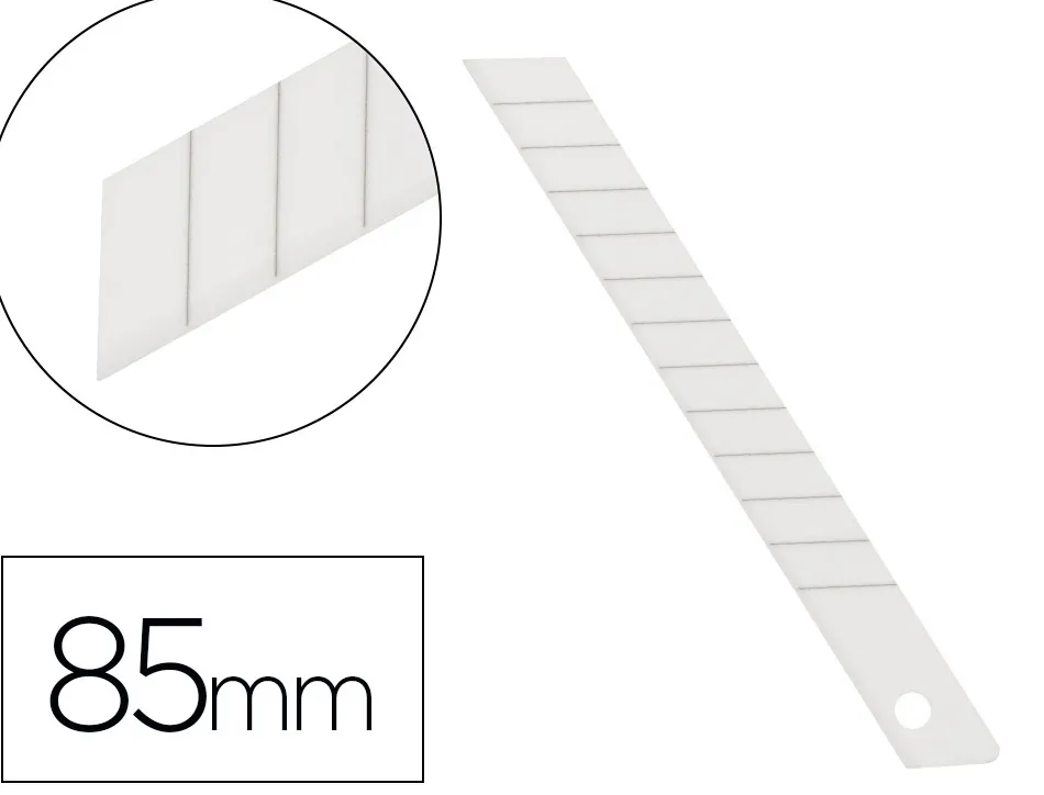 Lame 9mm de rechange q-connectpour cutter ceramique kf14388 blister 6 unites