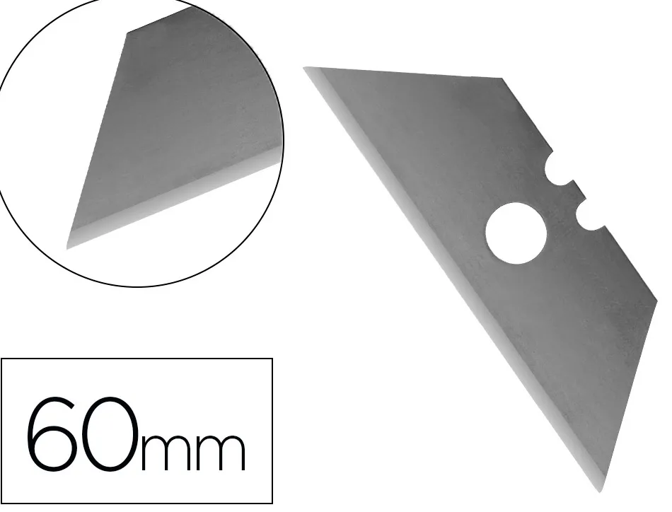 Lame rechange q-connect cutter universel 18mm blister 5 unités