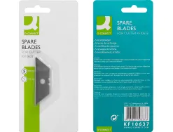 Lame rechange q-connect cutter universel 18mm blister 5 unités