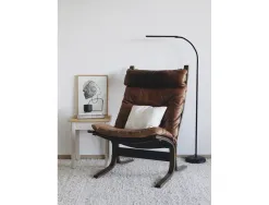 Lampadaire led maul liseuse pirro intesite reglable tete et socle aluminium hauteur 126,5cm coloris noir