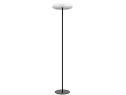 Lampadaire unilux cocoon led 180cm avec socle eu coloris noir