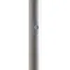 Lampadaire unilux led pryska metal laque et bois variateur 4000 lumen coloris blanc/hetre