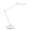 Lampe bureau led cep giant 3 articulations 2 bras 40cms coloris blanc