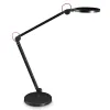 Lampe bureau led cep giant 3 articulations 2 bras 40cms coloris noir