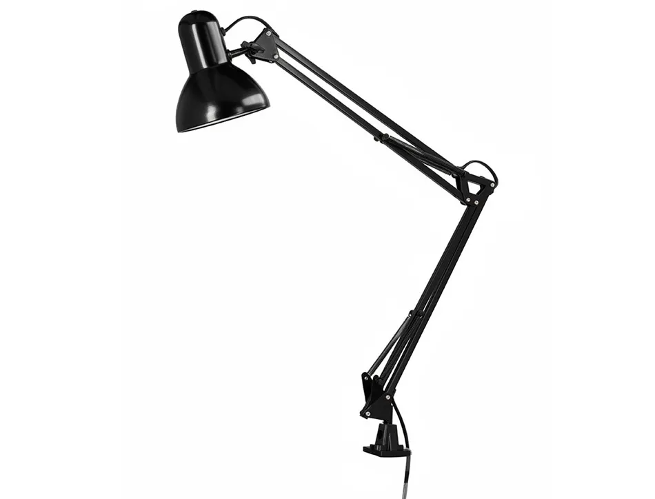 Lampe bureau q-connect antares puissance 40w dimensions 720x160mm coloris noir