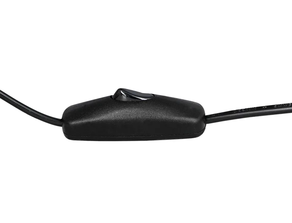 Lampe bureau q-connect antares puissance 40w dimensions 720x160mm coloris noir