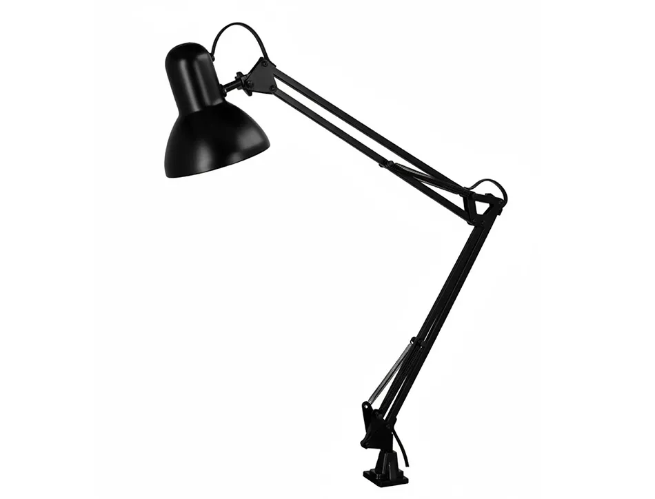 Lampe bureau q-connect antares puissance 40w dimensions 720x160mm coloris noir