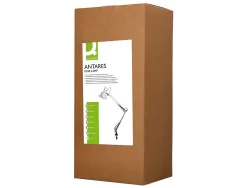 Lampe bureau q-connect antares puissance 40w dimensions 720x160mm coloris argent