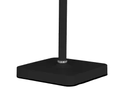 Lampe bureau q-connect nova led 2w 200 lm metal tactile rechargeable par usb-c coloris noir