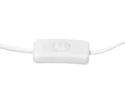 Lampe bureau q-connect orion metal details bois bras flexible coloris noir