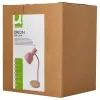 Lampe bureau q-connect orion metal details bois bras flexible coloris rose