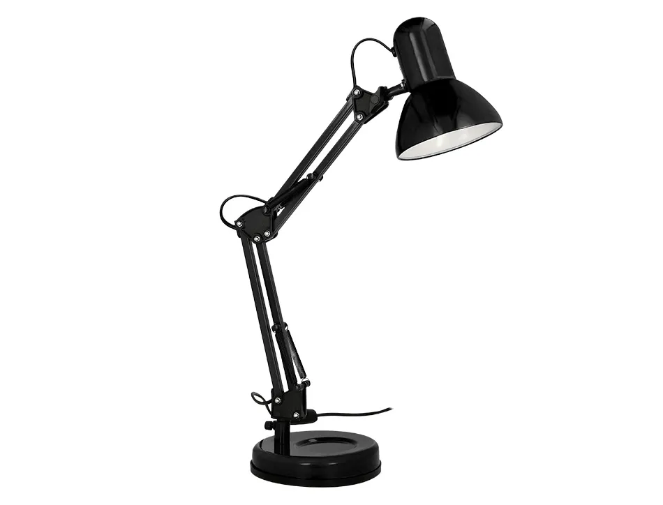 Lampe bureau q-connect polaris puissance 40w dimensions 150x430x160mm coloris noir