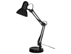 Lampe bureau q-connect polaris puissance 40w dimensions 150x430x160mm coloris noir