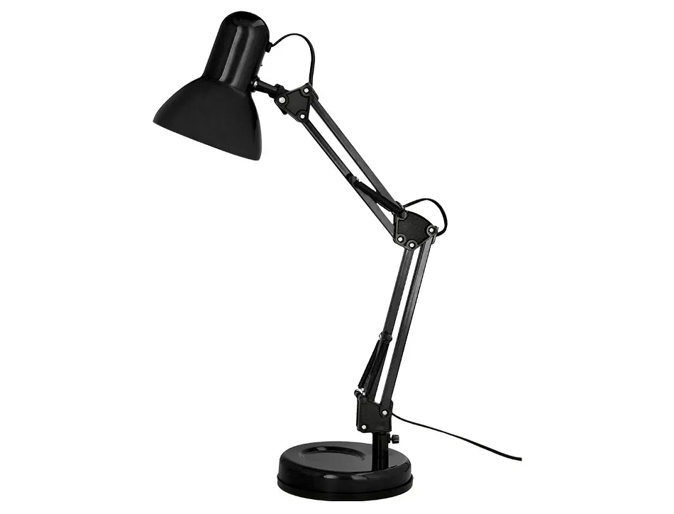 Lampe bureau q-connect polaris puissance 40w dimensions 150x430x160mm coloris noir