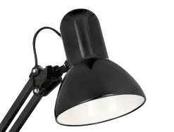 Lampe bureau q-connect polaris puissance 40w dimensions 150x430x160mm coloris noir