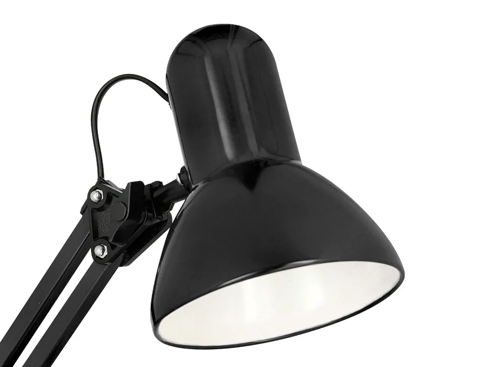 Lampe bureau q-connect polaris puissance 40w dimensions 150x430x160mm coloris noir