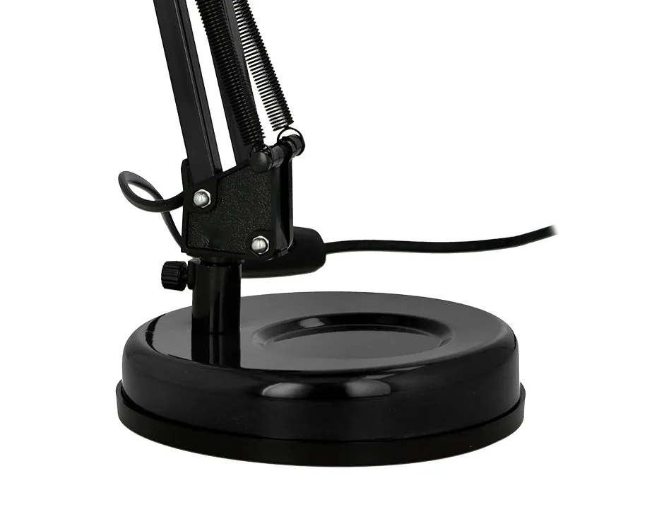 Lampe bureau q-connect polaris puissance 40w dimensions 150x430x160mm coloris noir