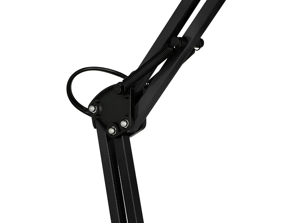 Lampe bureau q-connect polaris puissance 40w dimensions 150x430x160mm coloris noir