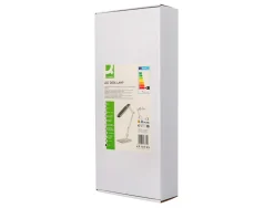 Lampe bureau q-connect professionelle abs 32 leds 9w interr upteur tactile 3 niveaux intensité coloris chromé