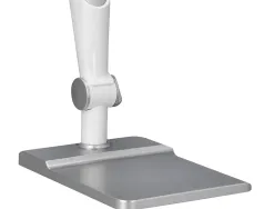 Lampe bureau q-connect professionelle abs 32 leds 9w interr upteur tactile 3 niveaux intensité coloris chromé