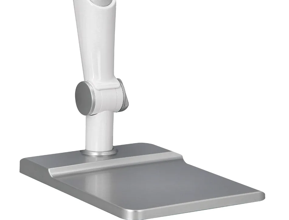 Lampe bureau q-connect professionelle abs 32 leds 9w interr upteur tactile 3 niveaux intensité coloris chromé