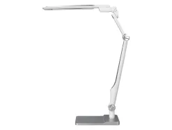 Lampe bureau q-connect professionelle abs 32 leds 9w interr upteur tactile 3 niveaux intensité coloris chromé
