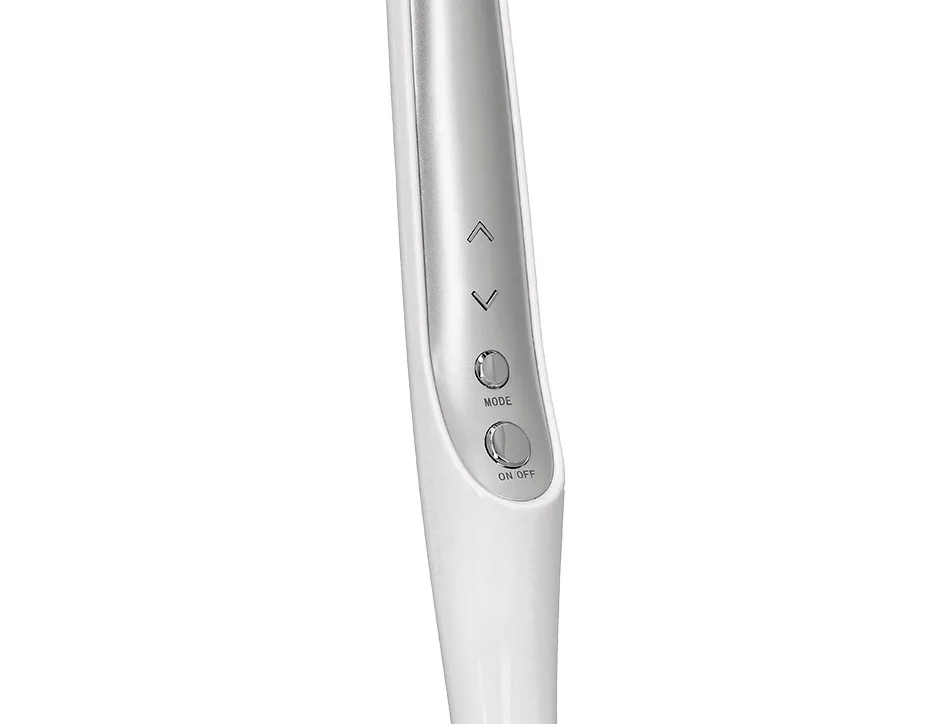 Lampe bureau q-connect professionelle abs 32 leds 9w interr upteur tactile 3 niveaux intensité coloris chromé