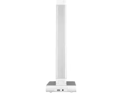 Lampe bureau q-connect sirio led 13w 800 lm tactile 3 niveaux luminosite intensite reglable coloris argent