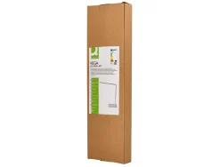 Lampe bureau q-connect vega 52 led puissance 10w dimensions 190x380x320mm coloris blanc