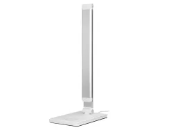 Lampe bureau q-connect vega 52 led puissance 10w dimensions 190x380x320mm coloris blanc