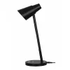 Lampe de bureau q-connect abs tactile 6w 32 led cct 3000k-6300k 360lm e=1000lux coloris noir