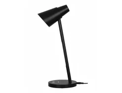 Lampe de bureau q-connect abs tactile 6w 32 led cct 3000k-6300k 360lm e=1000lux coloris noir