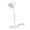 Lampe de bureau q-connect abs tactile 6w 32 led cct 3000k-6300k 360lm e=1000lux coloris blanc