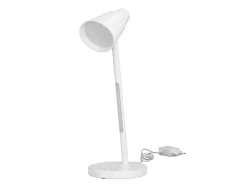 Lampe de bureau q-connect abs tactile 6w 32 led cct 3000k-6300k 360lm e=1000lux coloris blanc