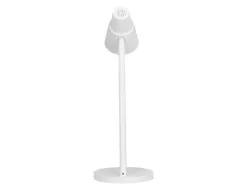 Lampe de bureau q-connect abs tactile 6w 32 led cct 3000k-6300k 360lm e=1000lux coloris blanc